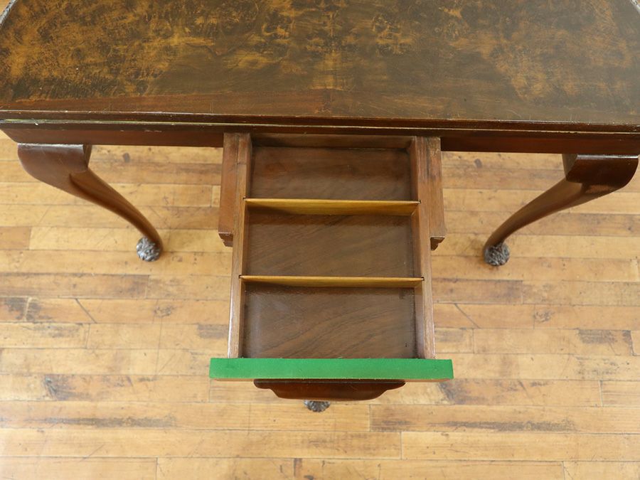 イギリスアンティーク家具ゲームテーブル 80046