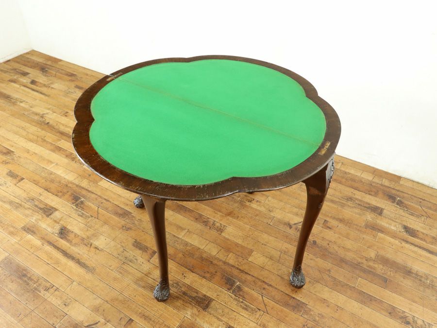 イギリスアンティーク家具ゲームテーブル 80046