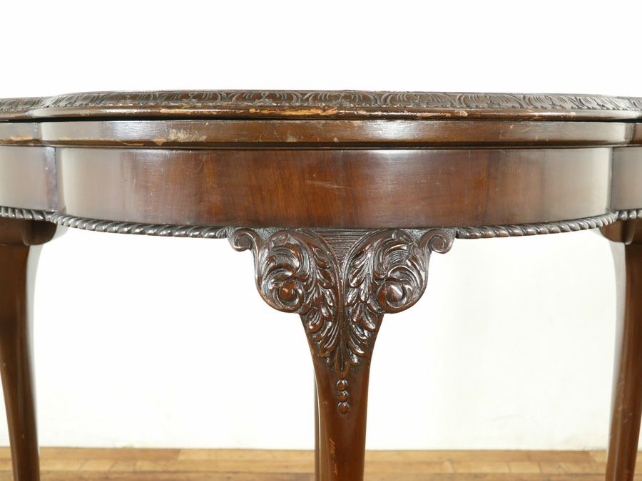 イギリスアンティーク家具ゲームテーブル 80046