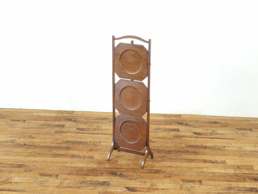 イギリスアンティーク家具ケーキスタンド 80016