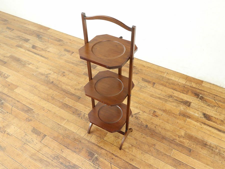 イギリスアンティーク家具ケーキスタンド 80016