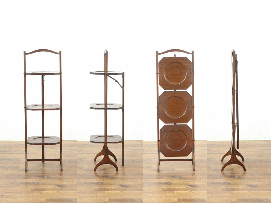 イギリスアンティーク家具ケーキスタンド 80016