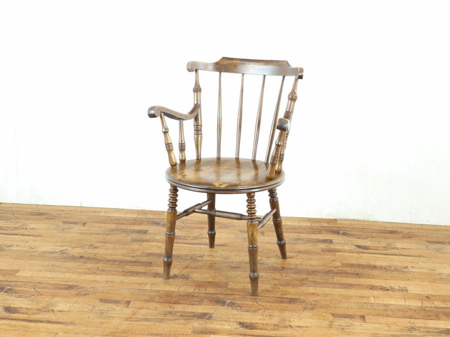 アンティークアイベックスアームチェア 80084a