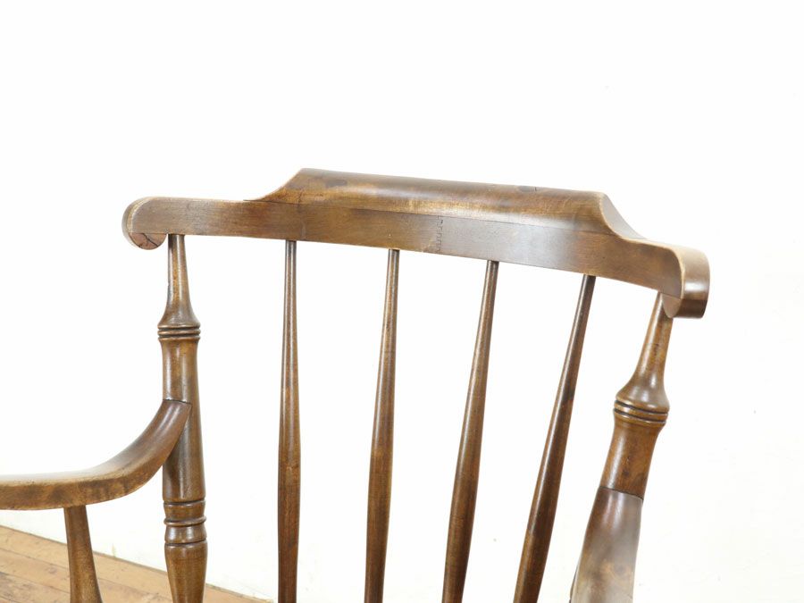 アンティークアイベックスアームチェア 80084a