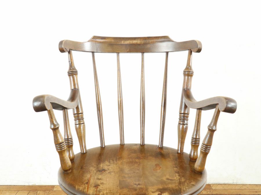 アンティークアイベックスアームチェア 80084a