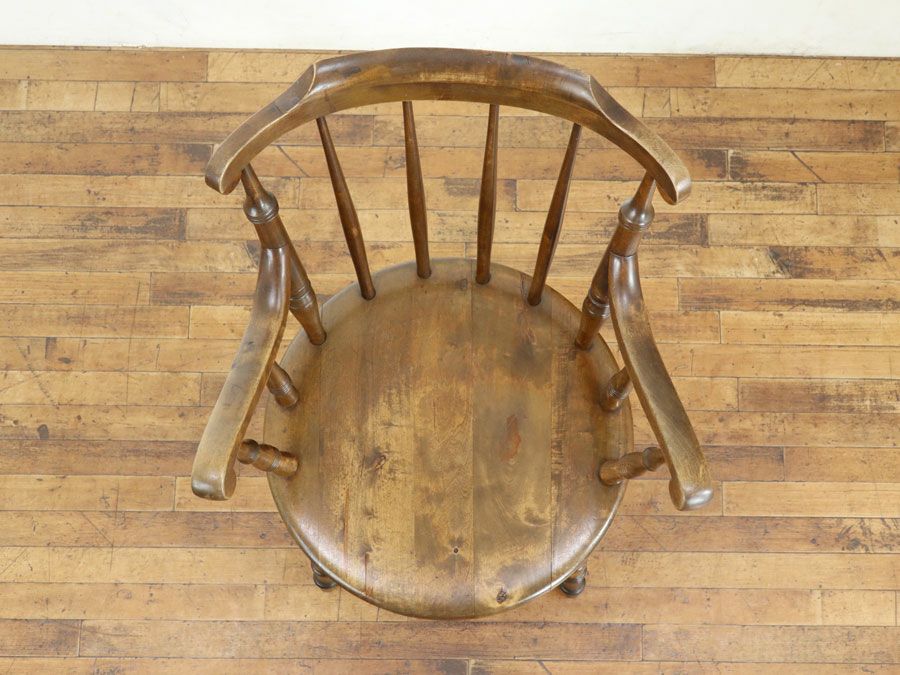 アンティークアイベックスアームチェア 80084a