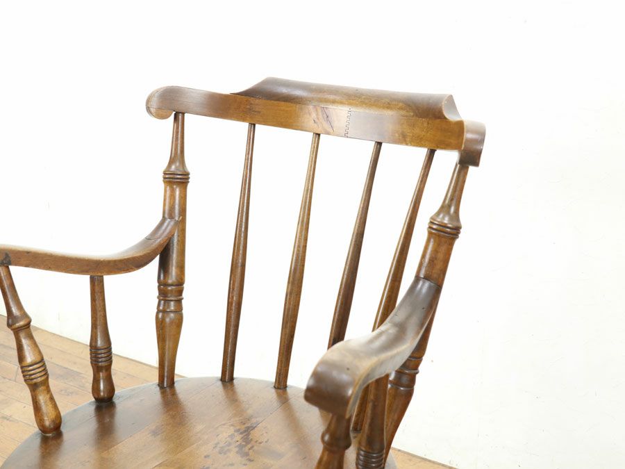 アンティークアイベックスアームチェア 80084b