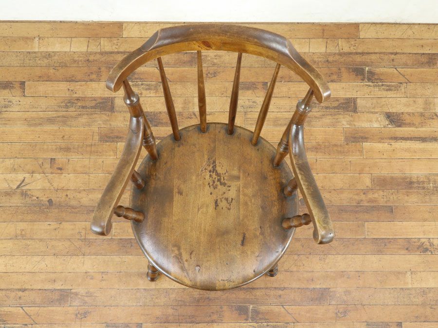 アンティークアイベックスアームチェア 80084b