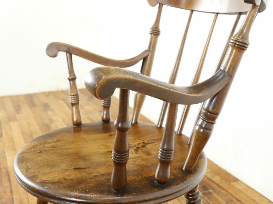 アンティークアイベックスアームチェア 80084b