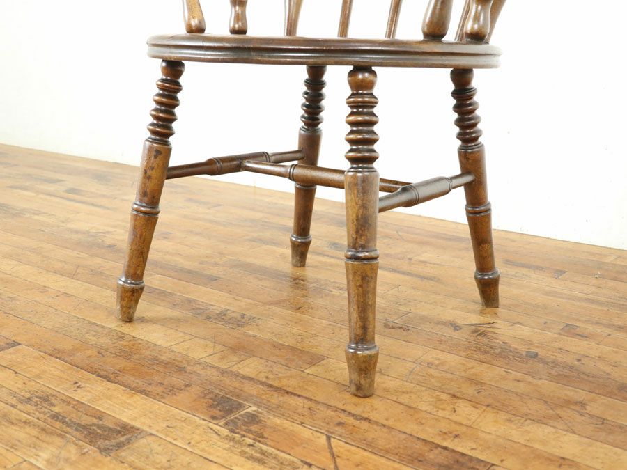 アンティークアイベックスアームチェア 80084b