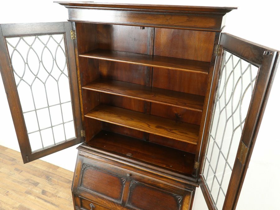 イギリスアンティーク ブックビューロー 80182