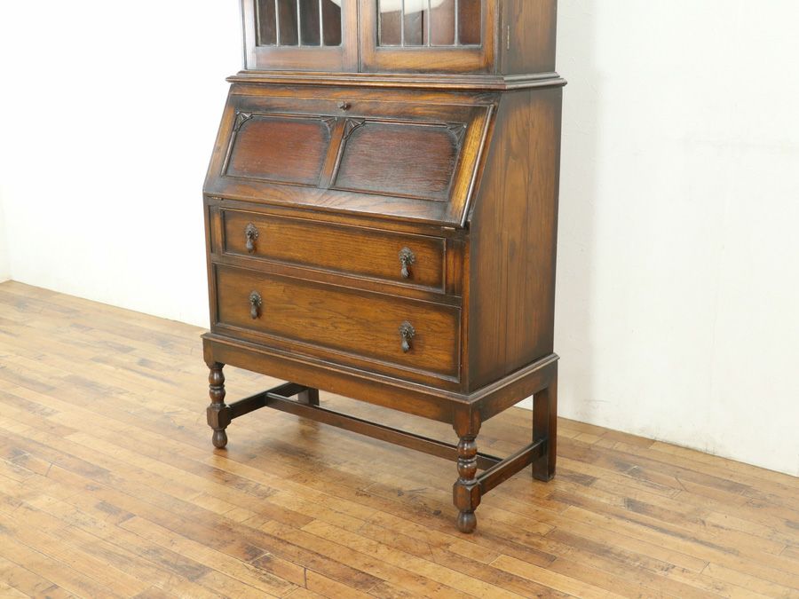 イギリスアンティーク ブックビューロー 80182