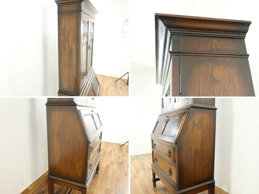 イギリスアンティーク ブックビューロー 80182