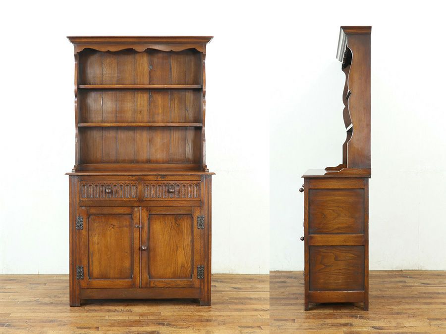 イギリスアンティーク家具カップボード 80063