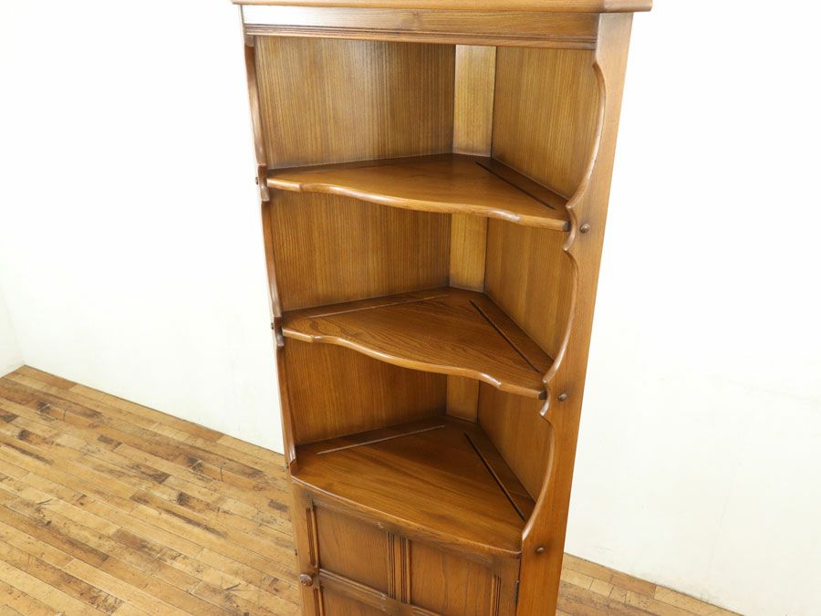 アンティーク コーナーキャビネット 80160