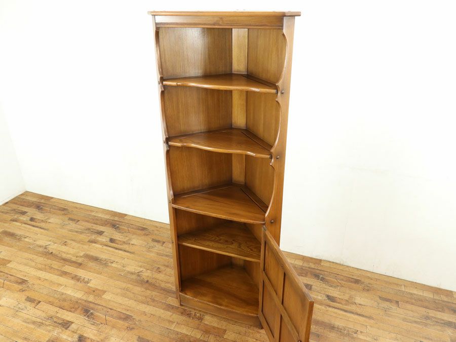 アンティーク コーナーキャビネット 80160