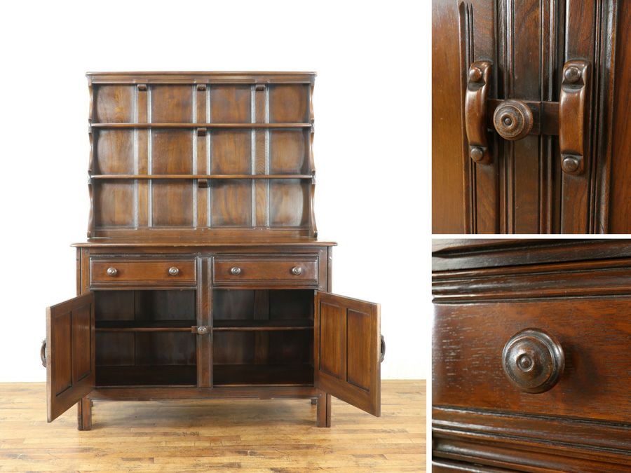 アンティーク アーコールカップボード 80136