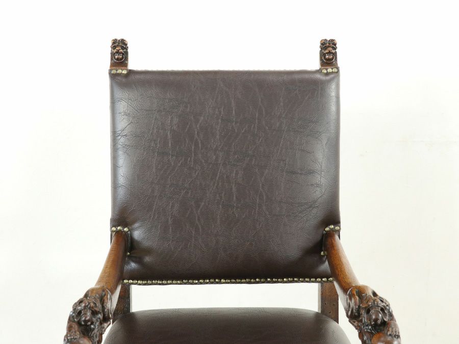 アンティーク家具 張替済アームチェア 70573