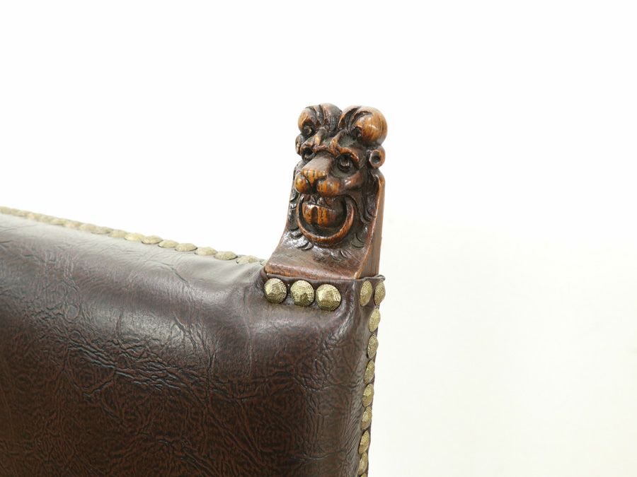 アンティーク家具 張替済アームチェア 70573