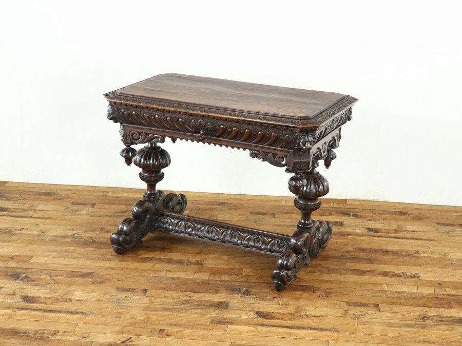 アンティーク家具 ドルフィンテーブル 65316