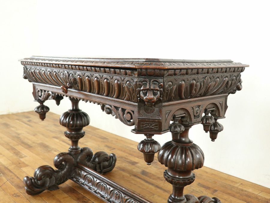 アンティーク家具 ドルフィンテーブル 65316