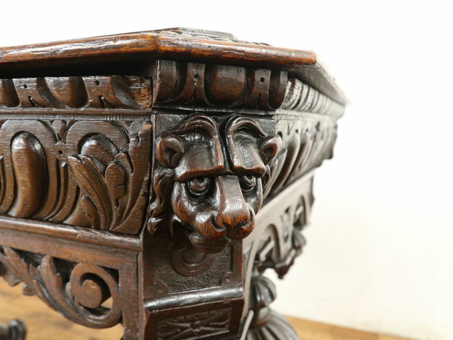 アンティーク家具 ドルフィンテーブル 65316