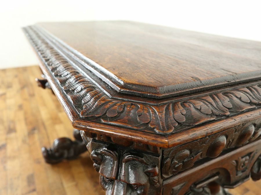 アンティーク家具 ドルフィンテーブル 65316