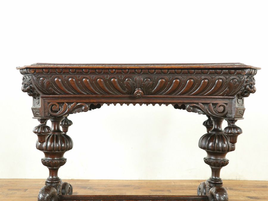 アンティーク家具 ドルフィンテーブル 65316