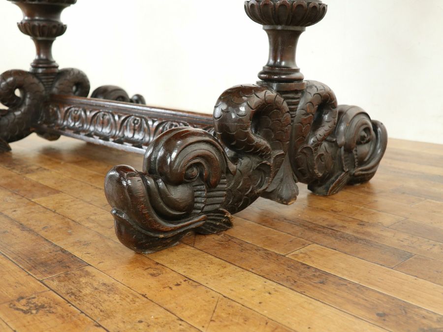 アンティーク家具 ドルフィンテーブル 65316