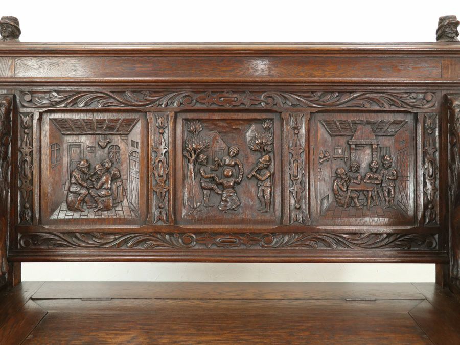 アンティーク家具 ベンチ 65192