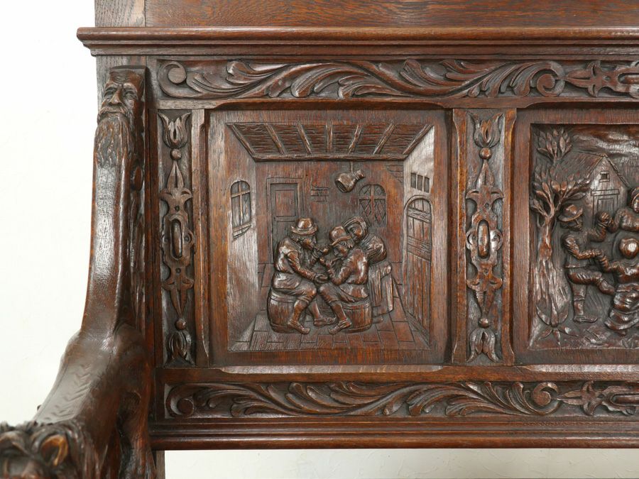 アンティーク家具 ベンチ 65192