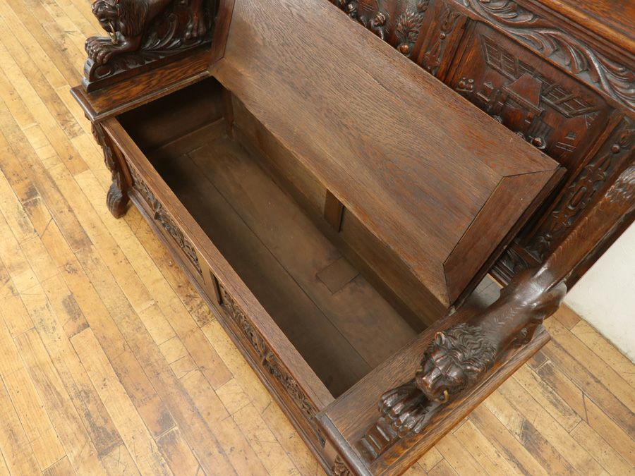 アンティーク家具 ベンチ 65192