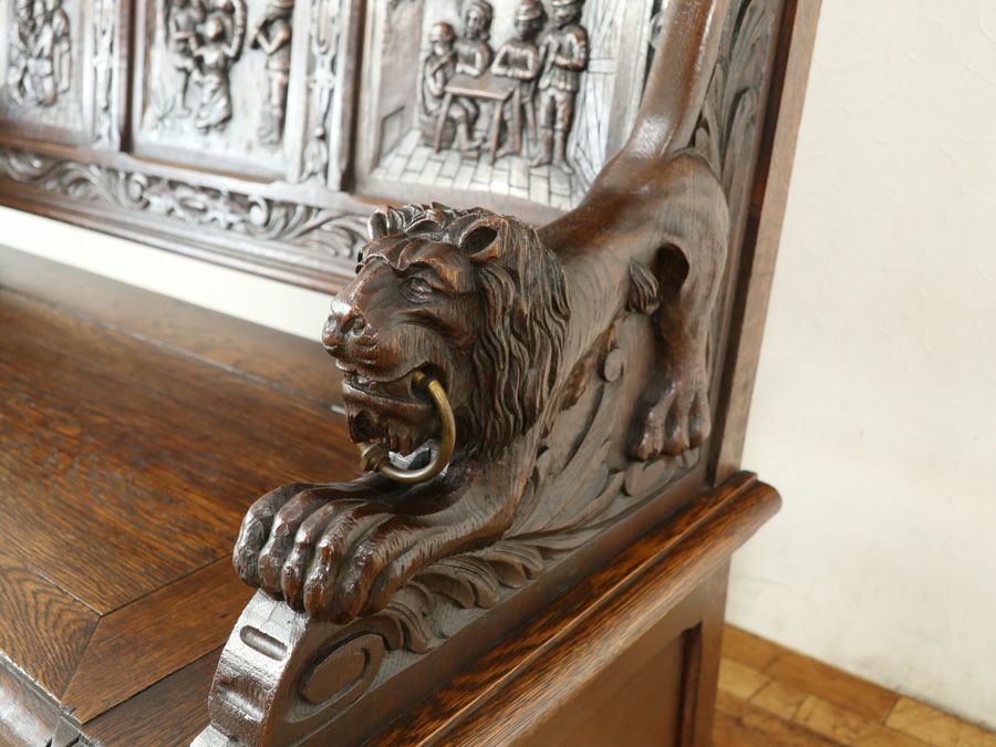 アンティーク家具 ベンチ 65192