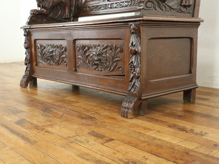 アンティーク家具 ベンチ 65192