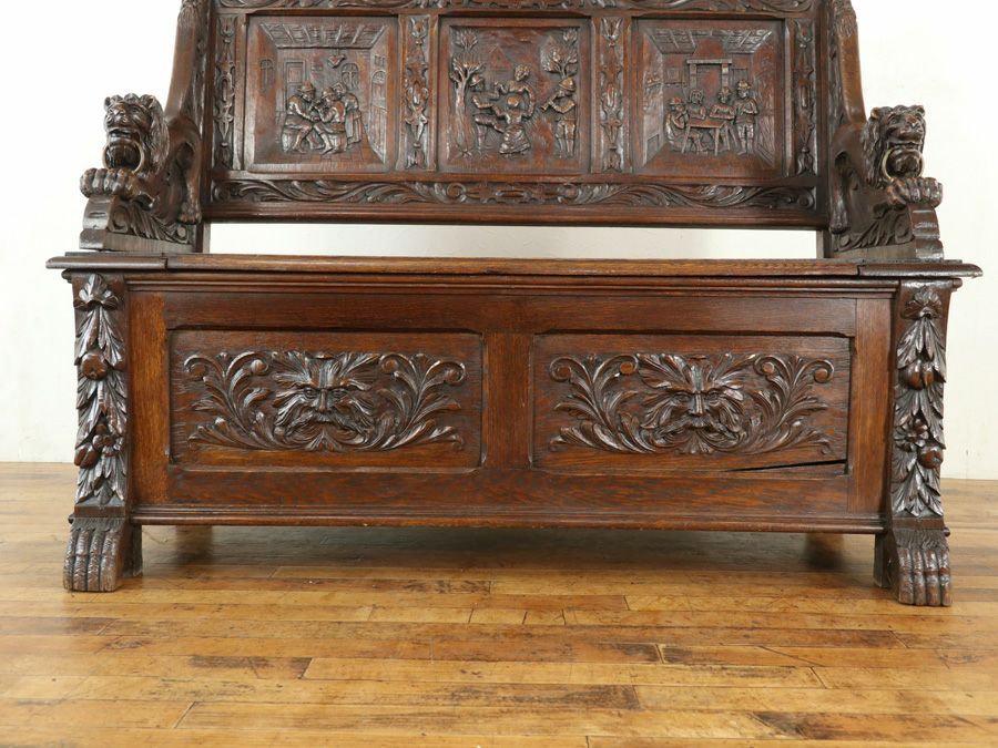 アンティーク家具 ベンチ 65192