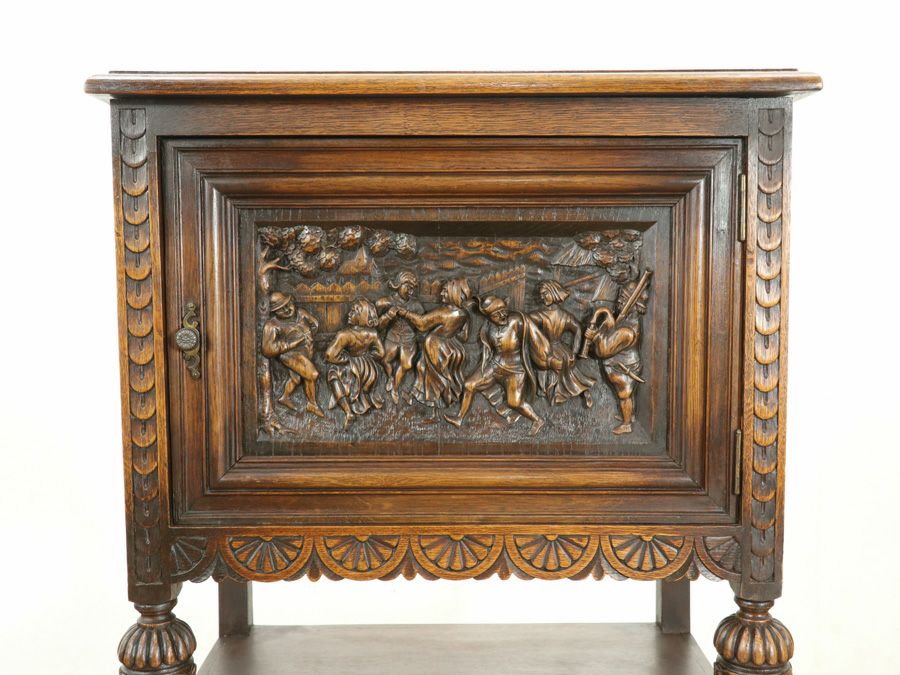 アンティーク家具 サイドキャビネット 65326