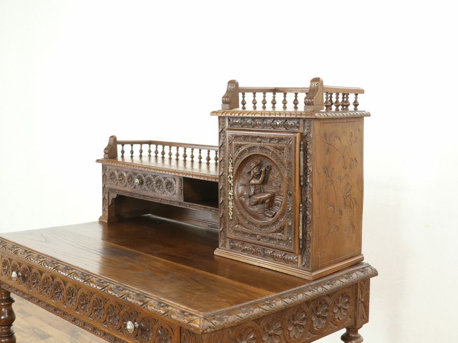 アンティーク家具 デスク 65273