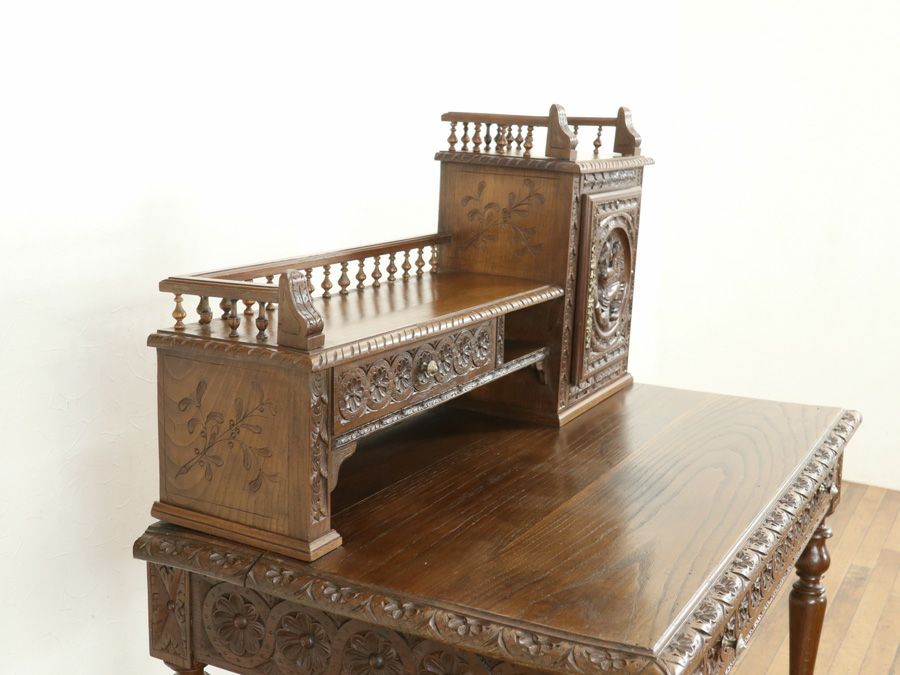 アンティーク家具 デスク 65273