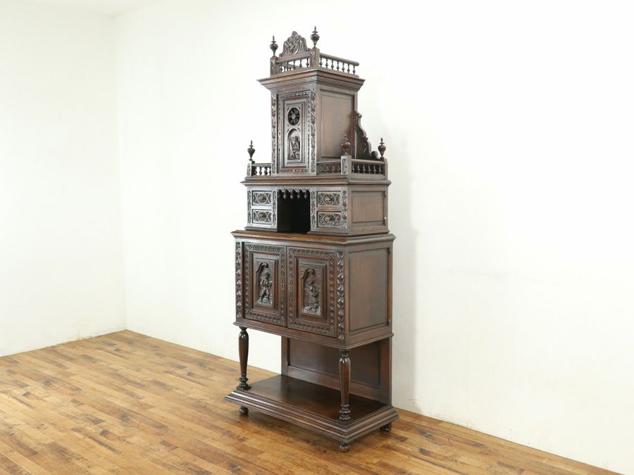 アンティーク家具 キャビネット 65235