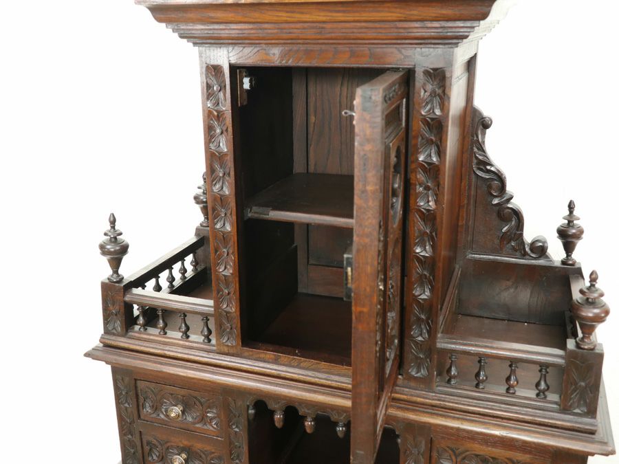 アンティーク家具 キャビネット 65235