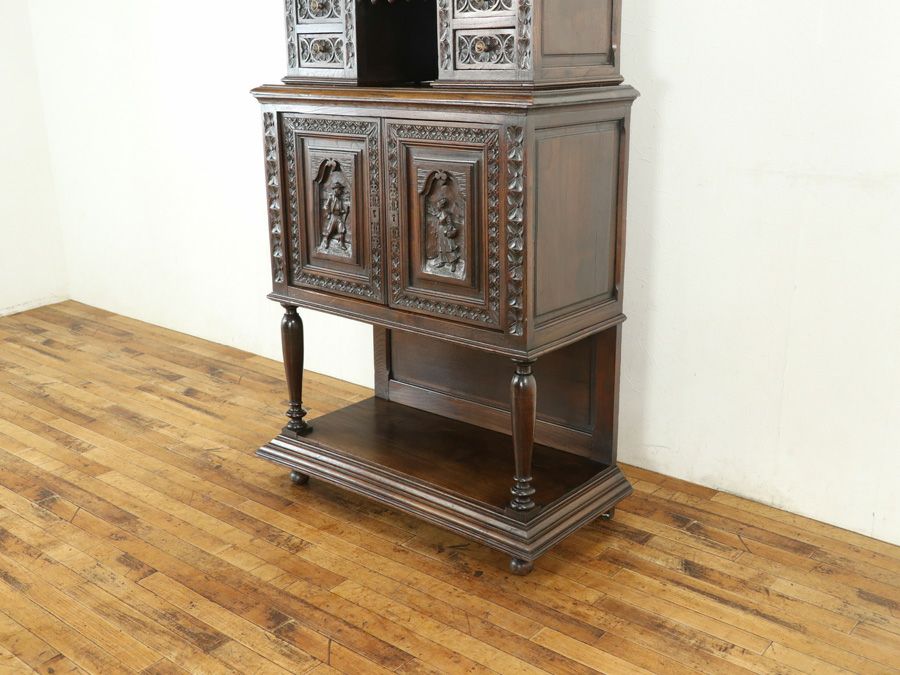 アンティーク家具 キャビネット 65235