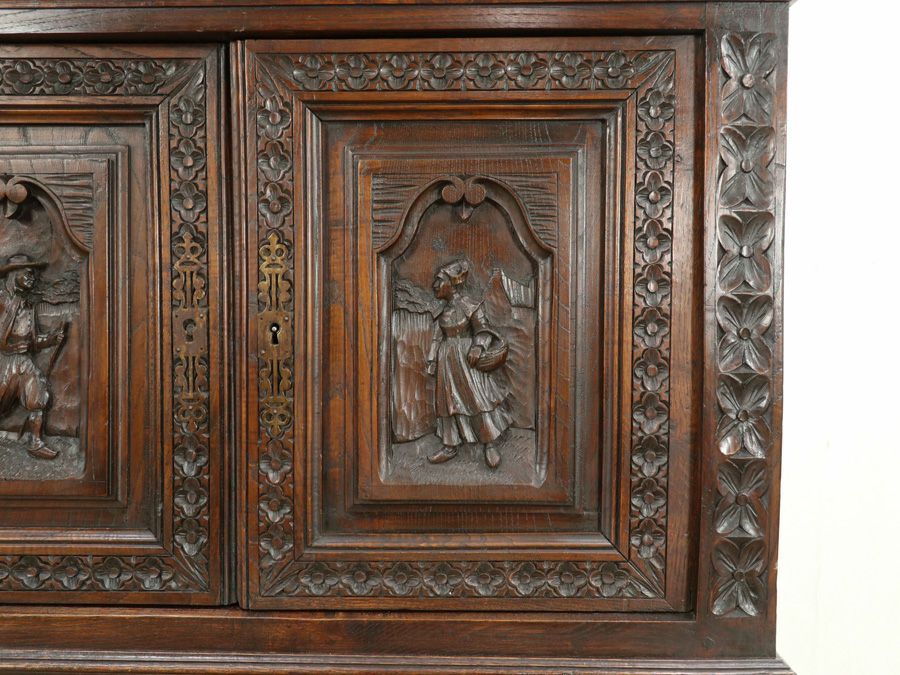 アンティーク家具 キャビネット 65235