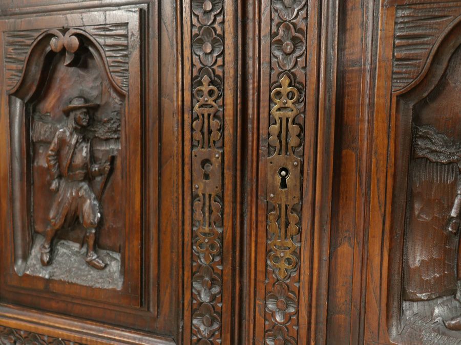 アンティーク家具 キャビネット 65235