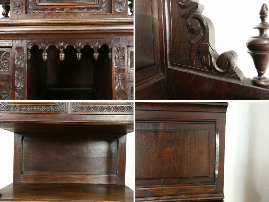 アンティーク家具 キャビネット 65235