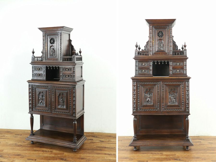 アンティーク家具 キャビネット 65235