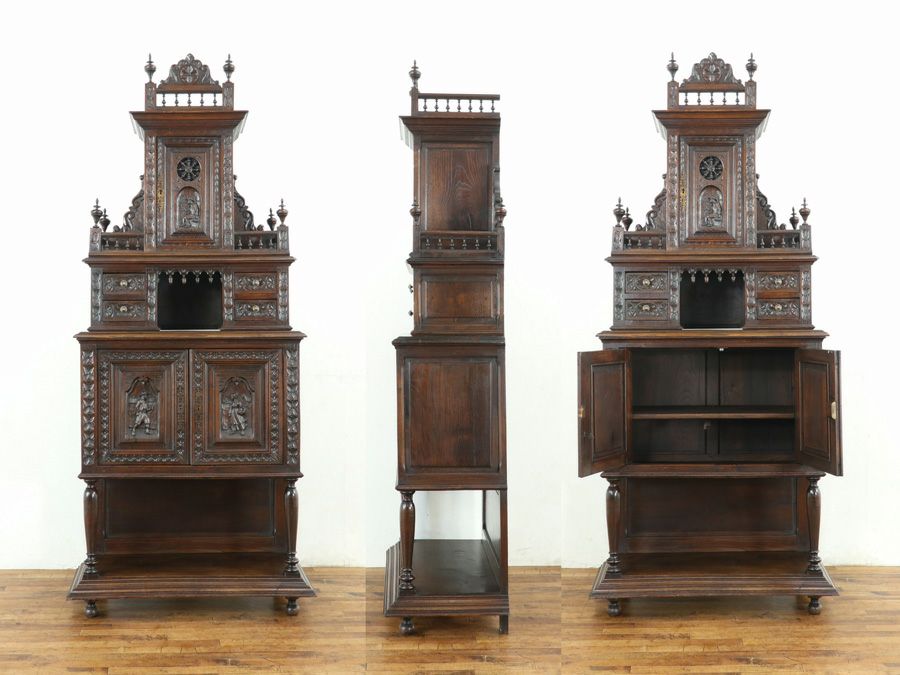 アンティーク家具 キャビネット 65235