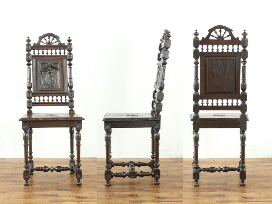 アンティーク チェア 65217b