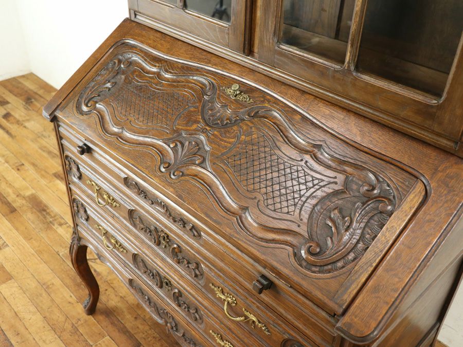 アンティーク ブックビューロー 65270