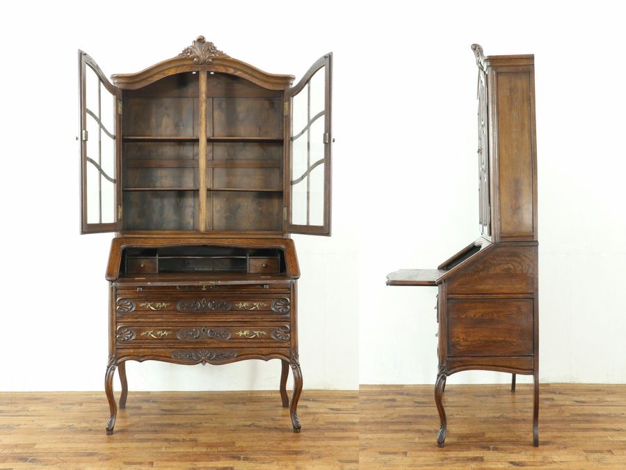 アンティーク ブックビューロー 65270