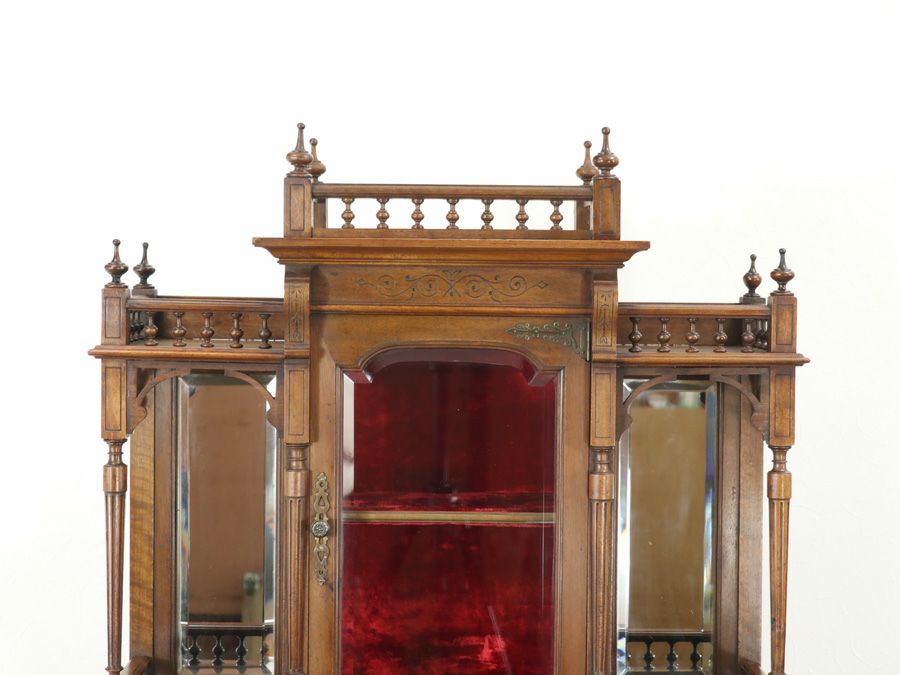 アンティーク家具 キャビネット 65195